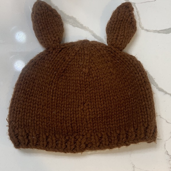 Knitted Baby Deer Hat - Picture 2 of 3